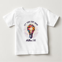 Camiseta De Bebé Deja que tu luz brille
