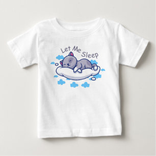 Camiseta De Bebé Déjame dormir 