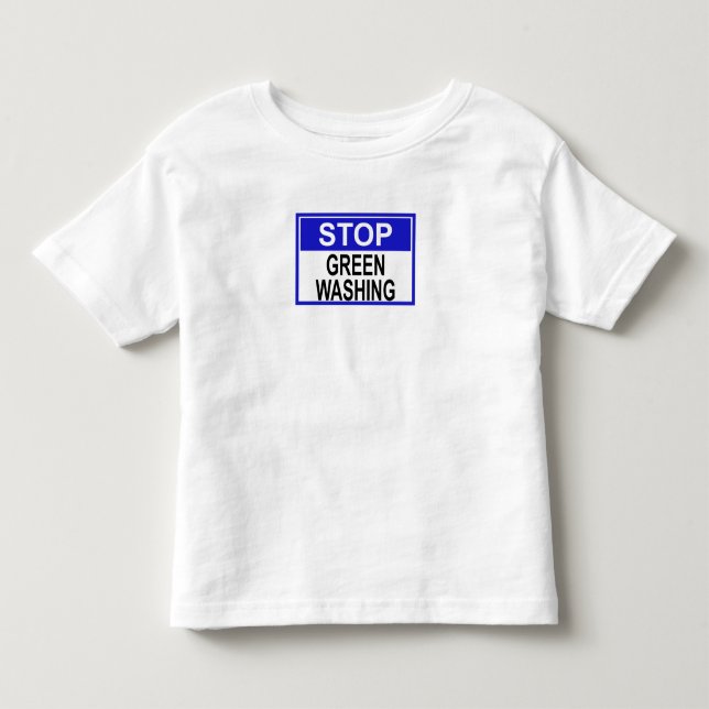 Camiseta De Bebé Dejar de lavar el Rótulo (Anverso)