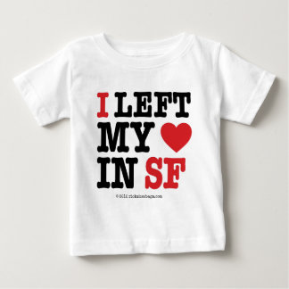 Camiseta De Bebé Dejé mi corazón
