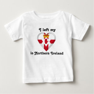Camiseta De Bebé Dejé mi corazón en Irlanda del Norte