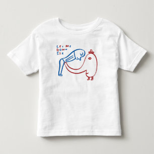 Camiseta De Bebé Déjeme abajo de sir