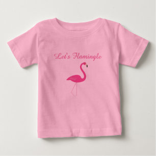 Camiseta De Bebé Déjenos mono del tutú de Flamingle