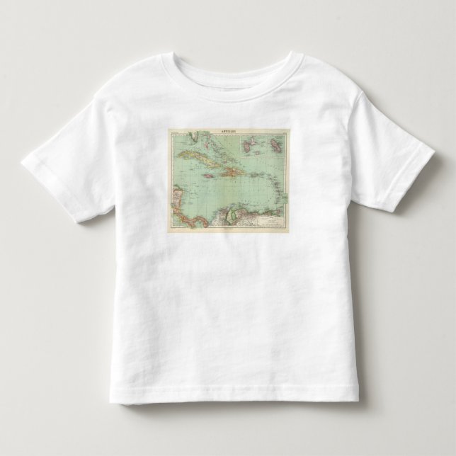 Camiseta De Bebé Del Caribe (Anverso)