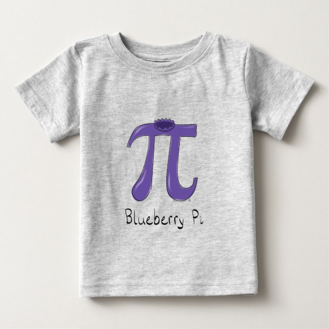 Camiseta de bebé del Día del Pi de arándano azul (Anverso)