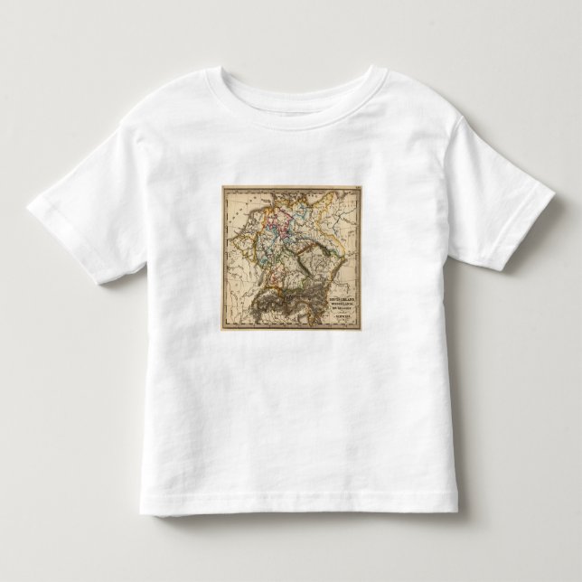 Camiseta De Bebé Del este - mapa europeo (Anverso)