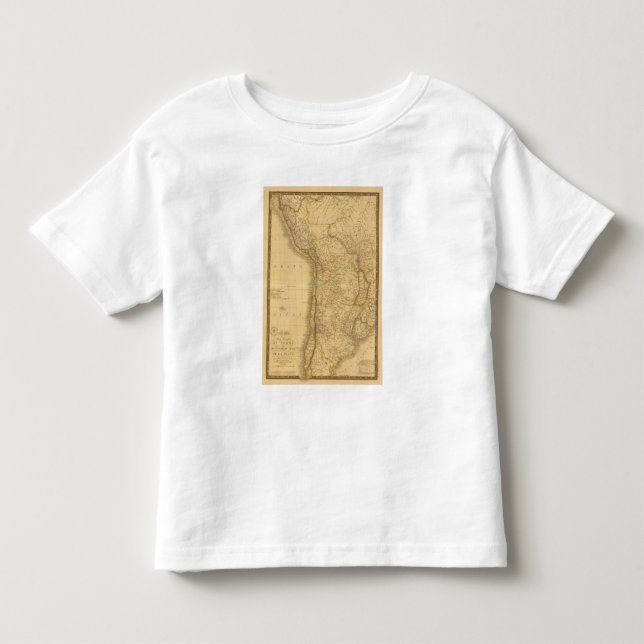 Camiseta De Bebé Del este. Suramérica (Anverso)