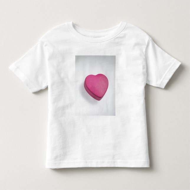 Camiseta De Bebé Del intento caramelo del corazón otra vez (Anverso)
