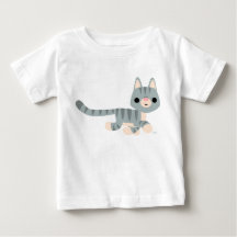Camiseta de bebé del Personalizado Kitty