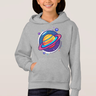 Camiseta de bebé del planeta Saturno lindo – Espac