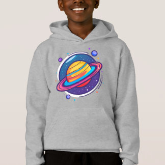 Camiseta de bebé del planeta Saturno lindo – Espac