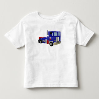 Camiseta De Bebé Del robot camión semi