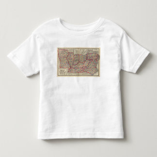 Camiseta De Bebé Delaware, Illinois, Indiana, e Iowa