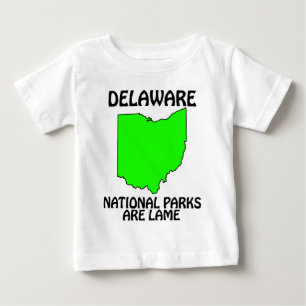 Camiseta De Bebé Delaware - Los Parques Nacionales Son Aburridos
