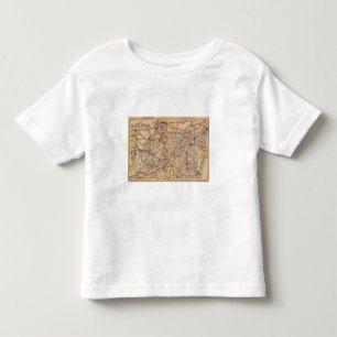 Camiseta De Bebé Delaware, Maryland, Virginia, Virginia Occidental