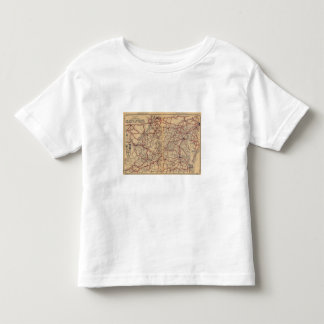 Camiseta De Bebé Delaware, Maryland, Virginia, Virginia Occidental