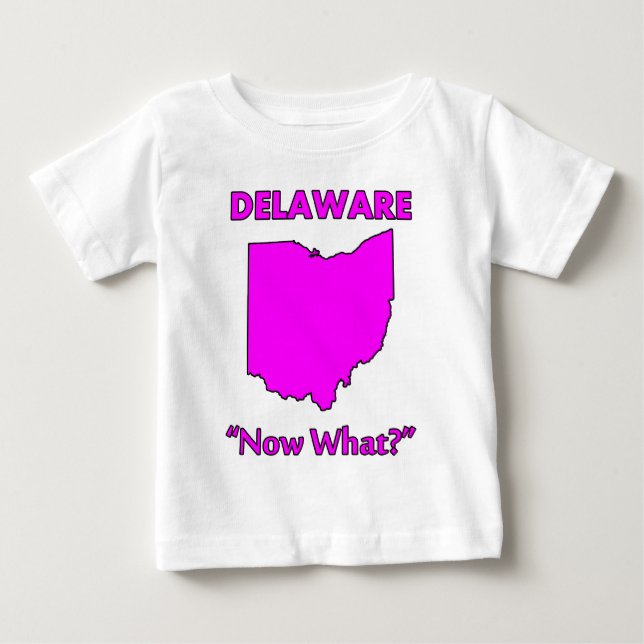 Camiseta De Bebé Delaware - ¿Y ahora qué? (Anverso)