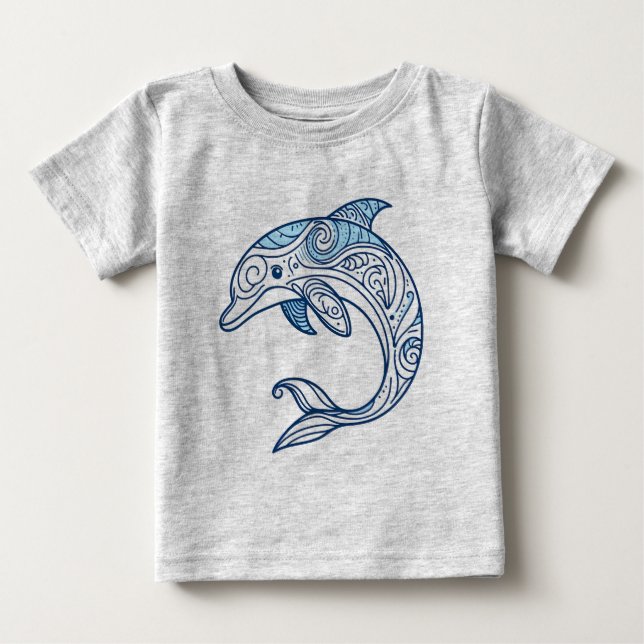 Camiseta De Bebé Delfín (Anverso)