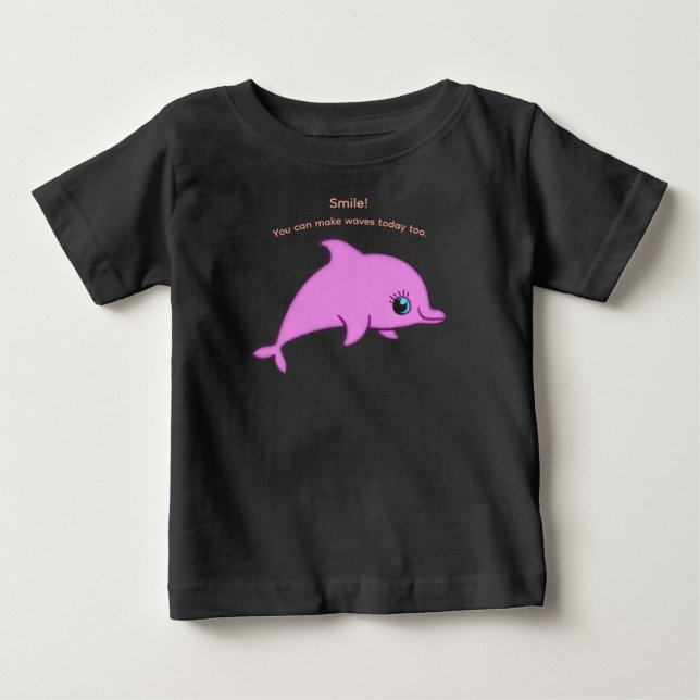 Camiseta de bebé delfín (Anverso)