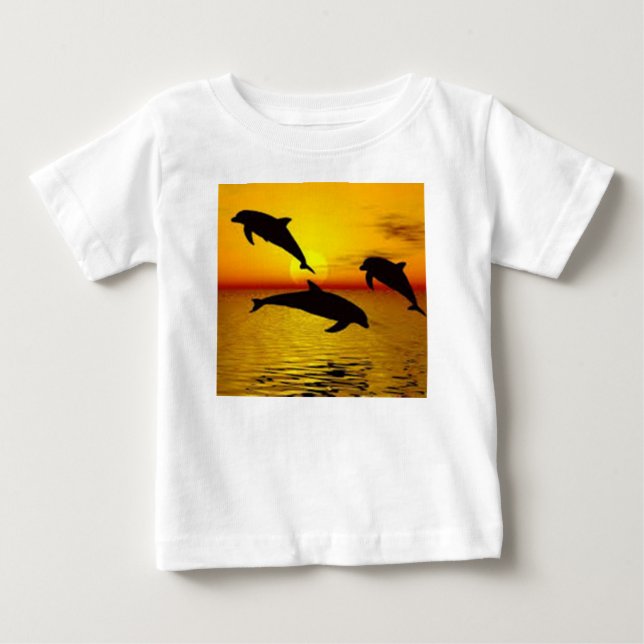 Camiseta De Bebé delfín (Anverso)