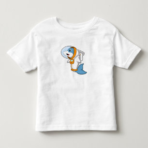Camiseta De Bebé Delfín como astronauta con disfraz