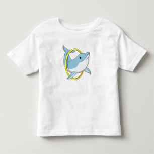 Camiseta De Bebé Delfín con anillo