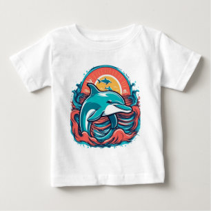 Camiseta De Bebé Delfín cutáneo