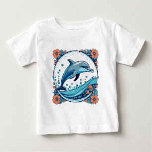 Camiseta De Bebé Delfín cutáneo