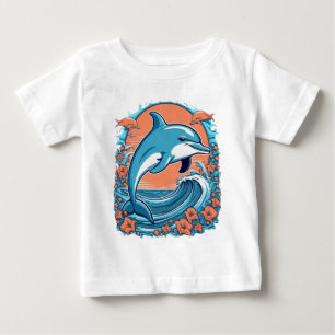 Camiseta De Bebé Delfín cutáneo