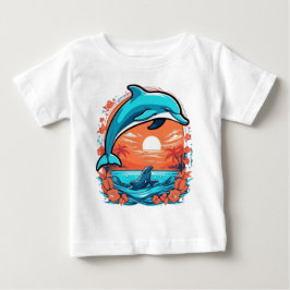 Camiseta De Bebé Delfín cutáneo