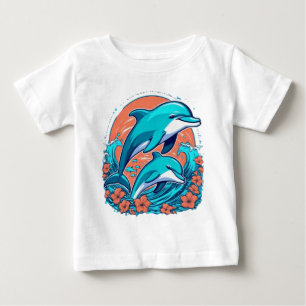 Camiseta De Bebé Delfín cutáneo