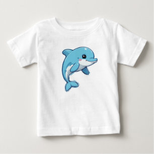 Camiseta De Bebé Delfín de Cute