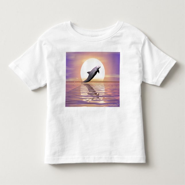 Camiseta De Bebé Delfín de Sun (Anverso)