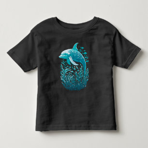 Camiseta De Bebé Delfín del océano azul