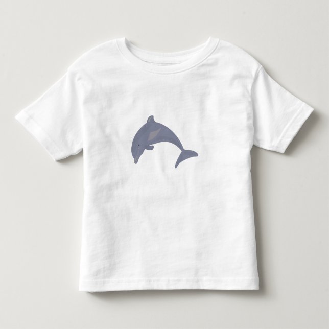 Camiseta De Bebé Delfín en el mar (Anverso)