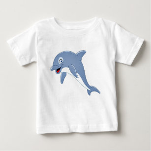 Camiseta De Bebé Delfín lindo