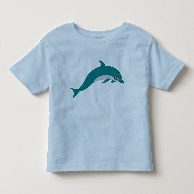 Camiseta De Bebé Delfín saltando (Anverso)