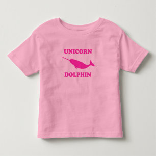 Camiseta De Bebé Delfín unicornio