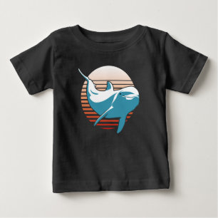 Camiseta De Bebé Delfín vintage