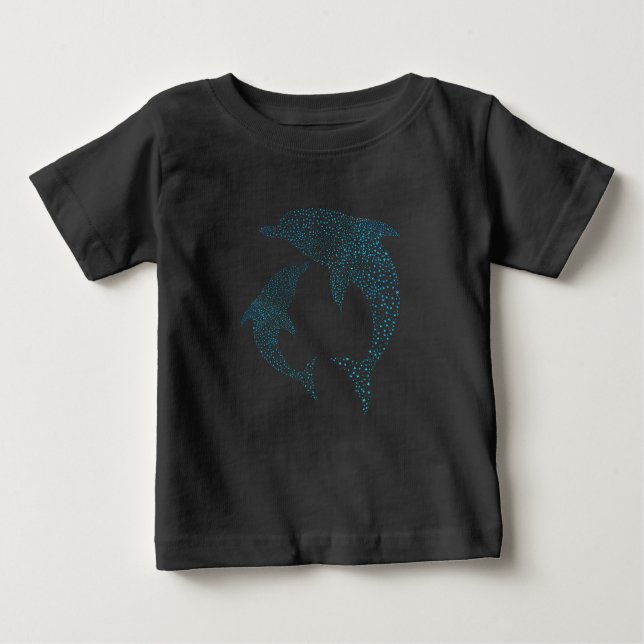 Camiseta De Bebé Delfines (Anverso)