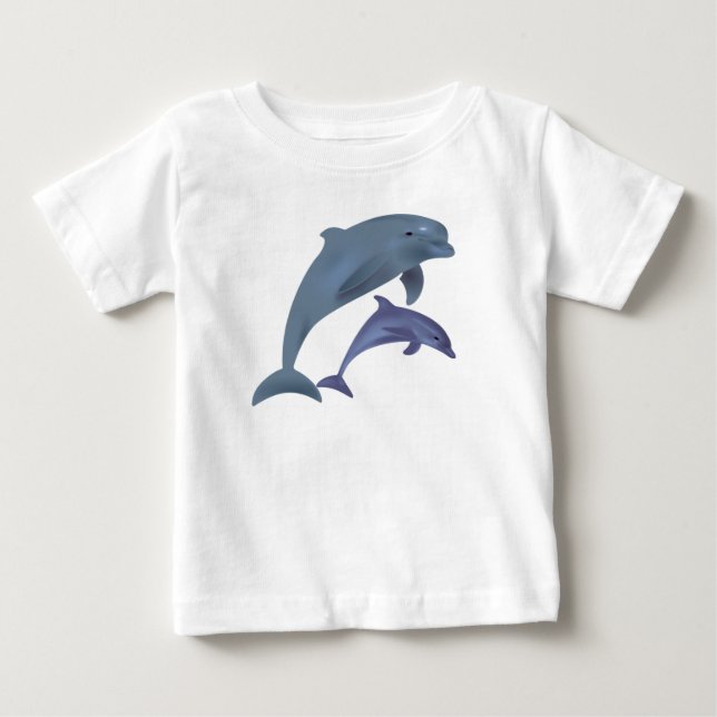 Camiseta De Bebé Delfines (Anverso)