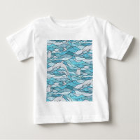 Delfines de Vidrio Emplomado Océano Azul