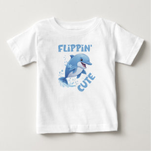 Camiseta De Bebé Delfines Niños Adorables