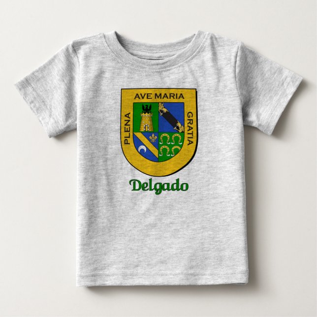 Camiseta De Bebé Delgado Family Shield Infant Organeper (Anverso)