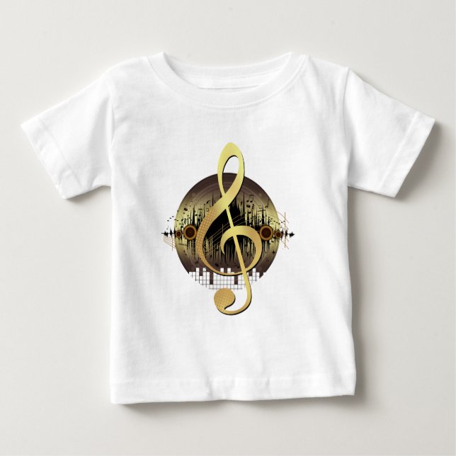 Camiseta De Bebé Deliciosa Tune - Oro (Anverso)