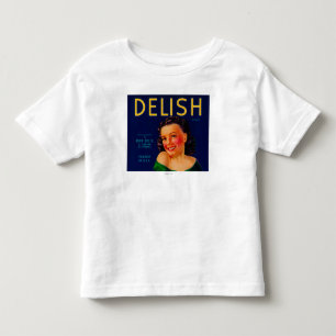 Camiseta De Bebé Delish LabelEl anaranjado Centro, CA