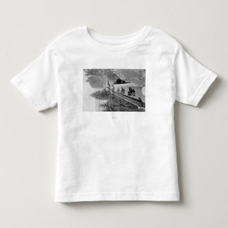 Camiseta De Bebé Dell del pastor en el río Columbia fotografía