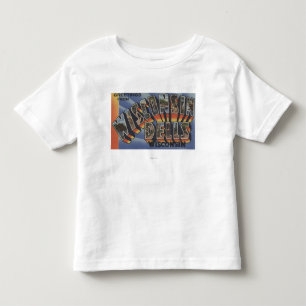 Camiseta De Bebé Dells de Wisconsin, Wisconsin - escenas grandes de