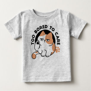 Camiseta De Bebé Demasiado Aburrido para Importar – Frase Divertida
