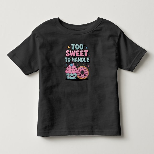 Camiseta De Bebé Demasiado dulce para manejar | Donar (Anverso)